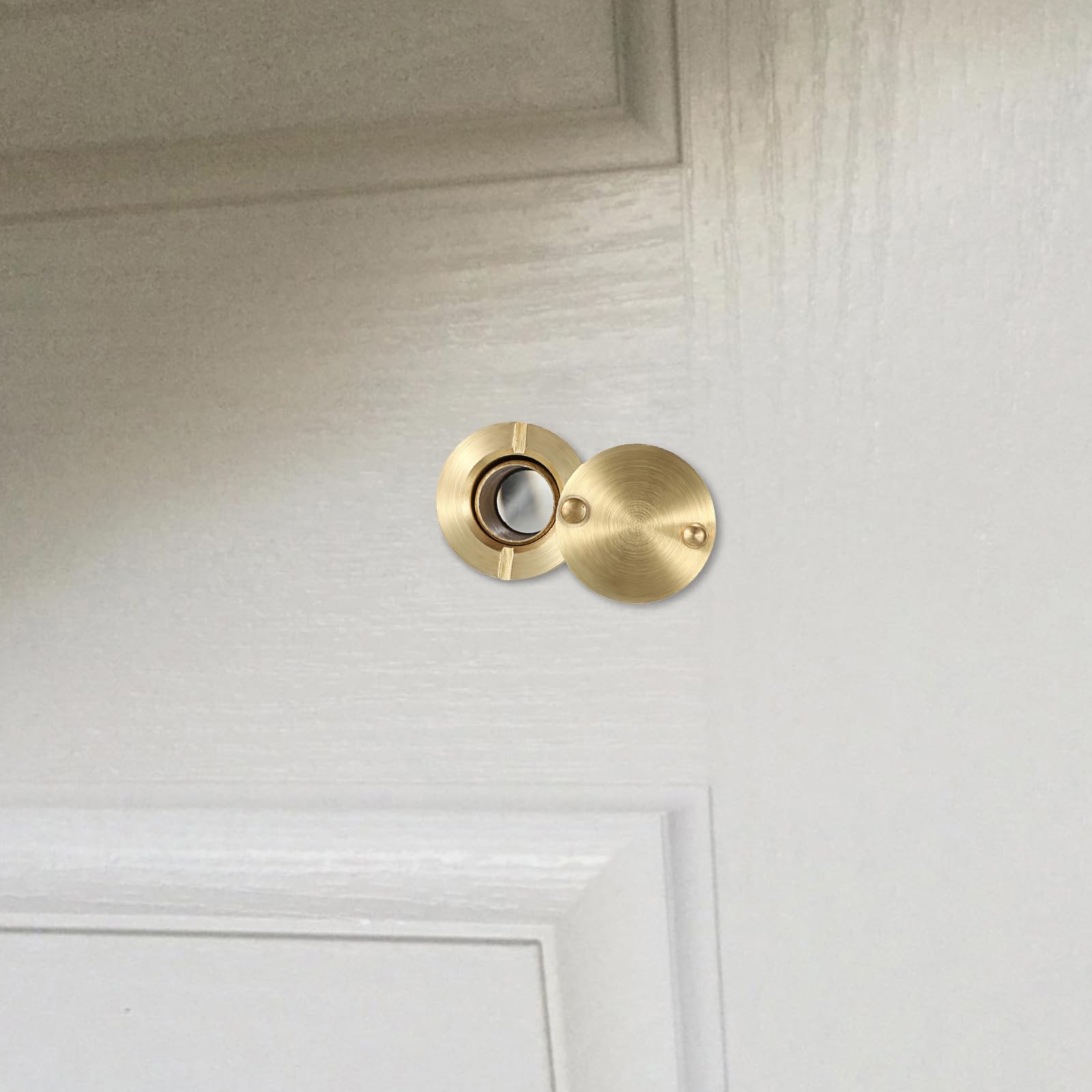 Sumnacon Safety Door Viewer,Solid Brass 220-degree Door Viewer